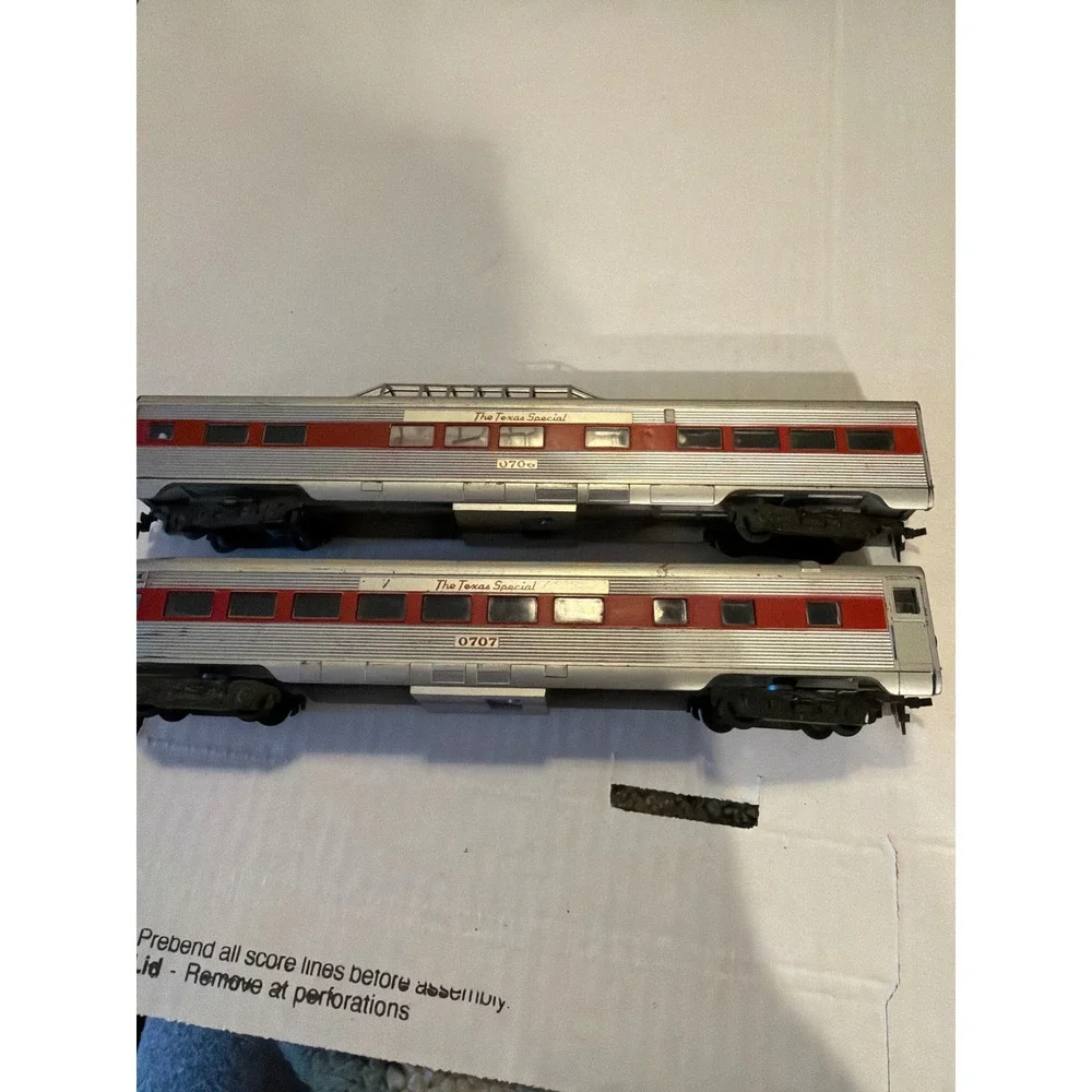 Lionel HO Gauge The Texas Special Passenger Cars 0706 Vista Dome Observation
